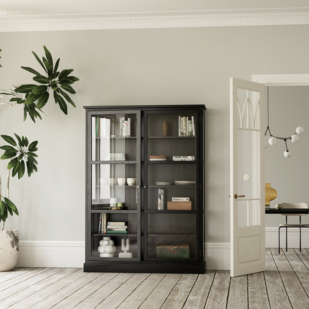 N2 Dark Oak Vitrinskåp - Lindebjerg Design - 2