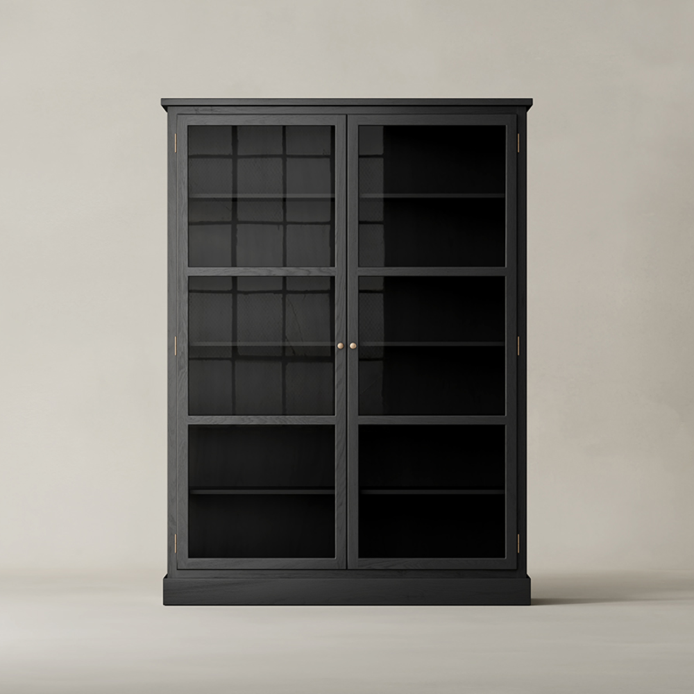 N2 Dark Oak Vitrinskåp - Lindebjerg Design - 5