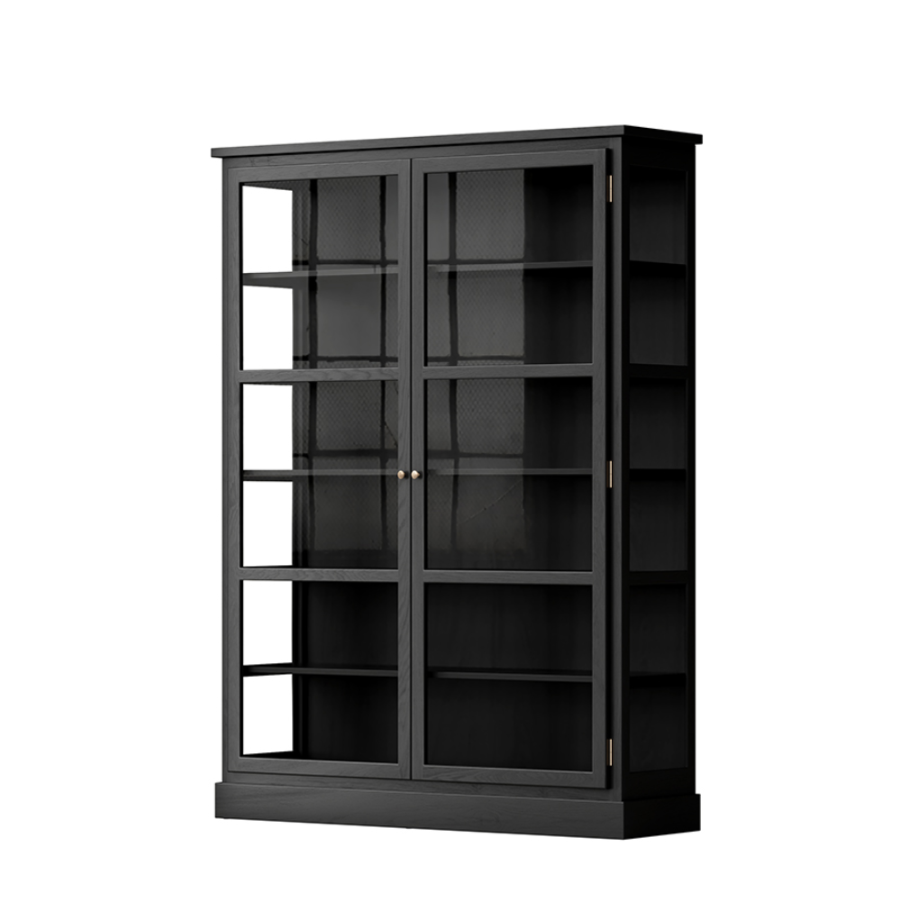N2 Dark Oak Vitrinskåp - Lindebjerg Design - 3