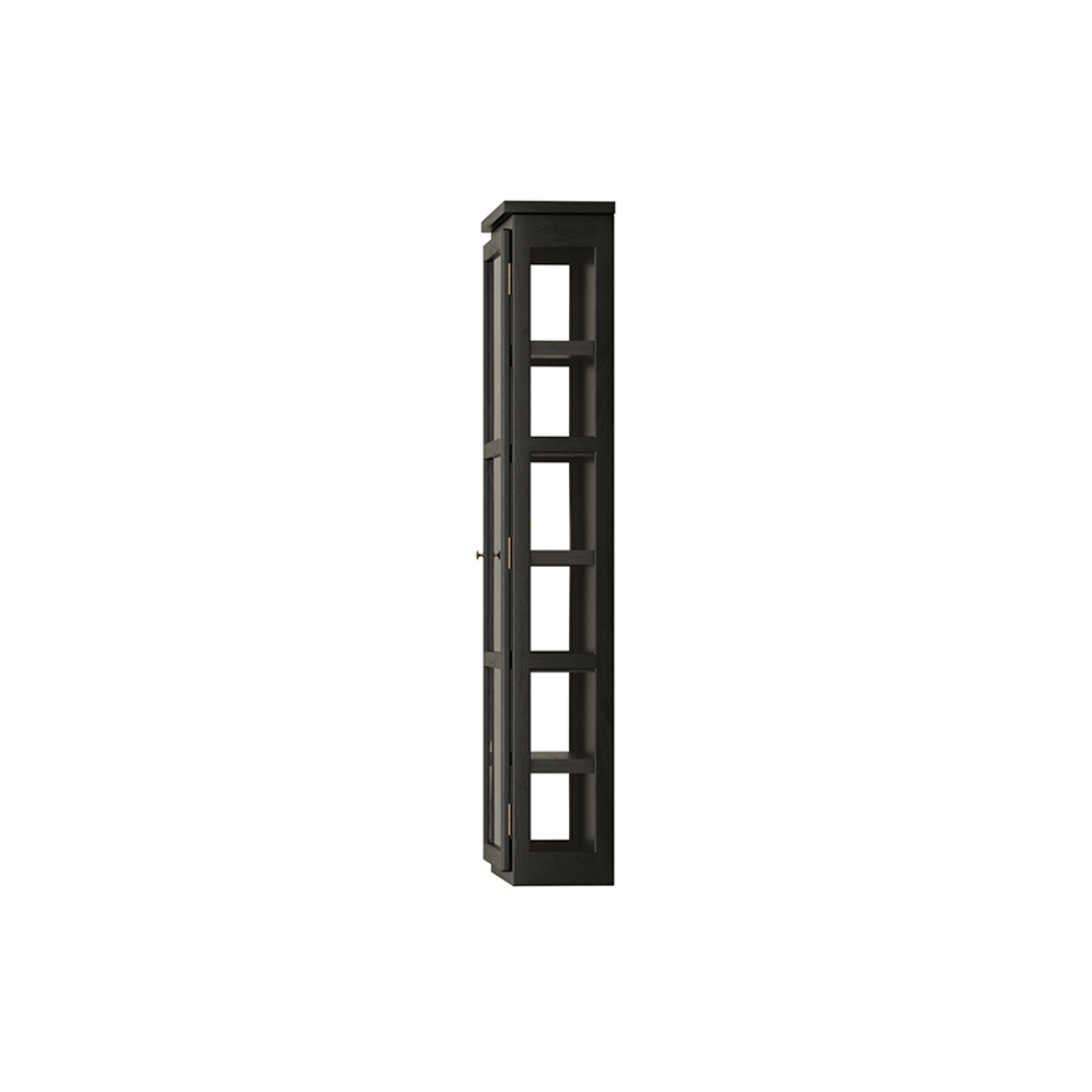 N4 Dark Oak Vägghängt Vitrinskåp - Lindebjerg Design - 4
