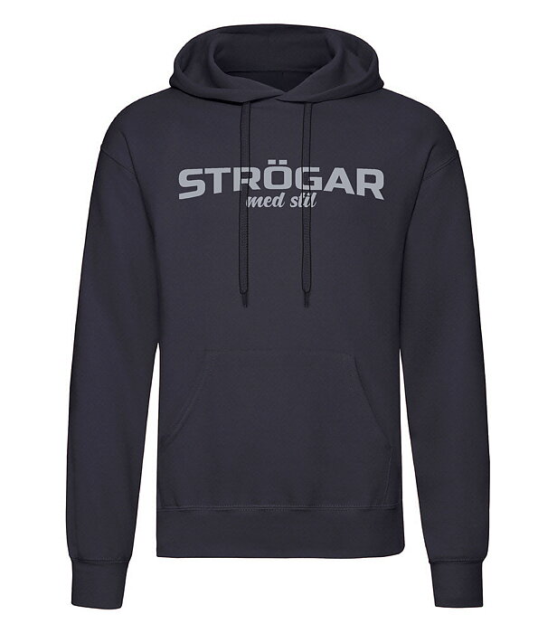 Huvtröja "STRÖGAR med stil"  SVART