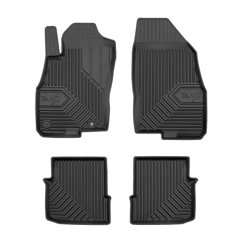 Djupa gummimattor Fiat Punto EVO, 2009-2012 3 dörrars