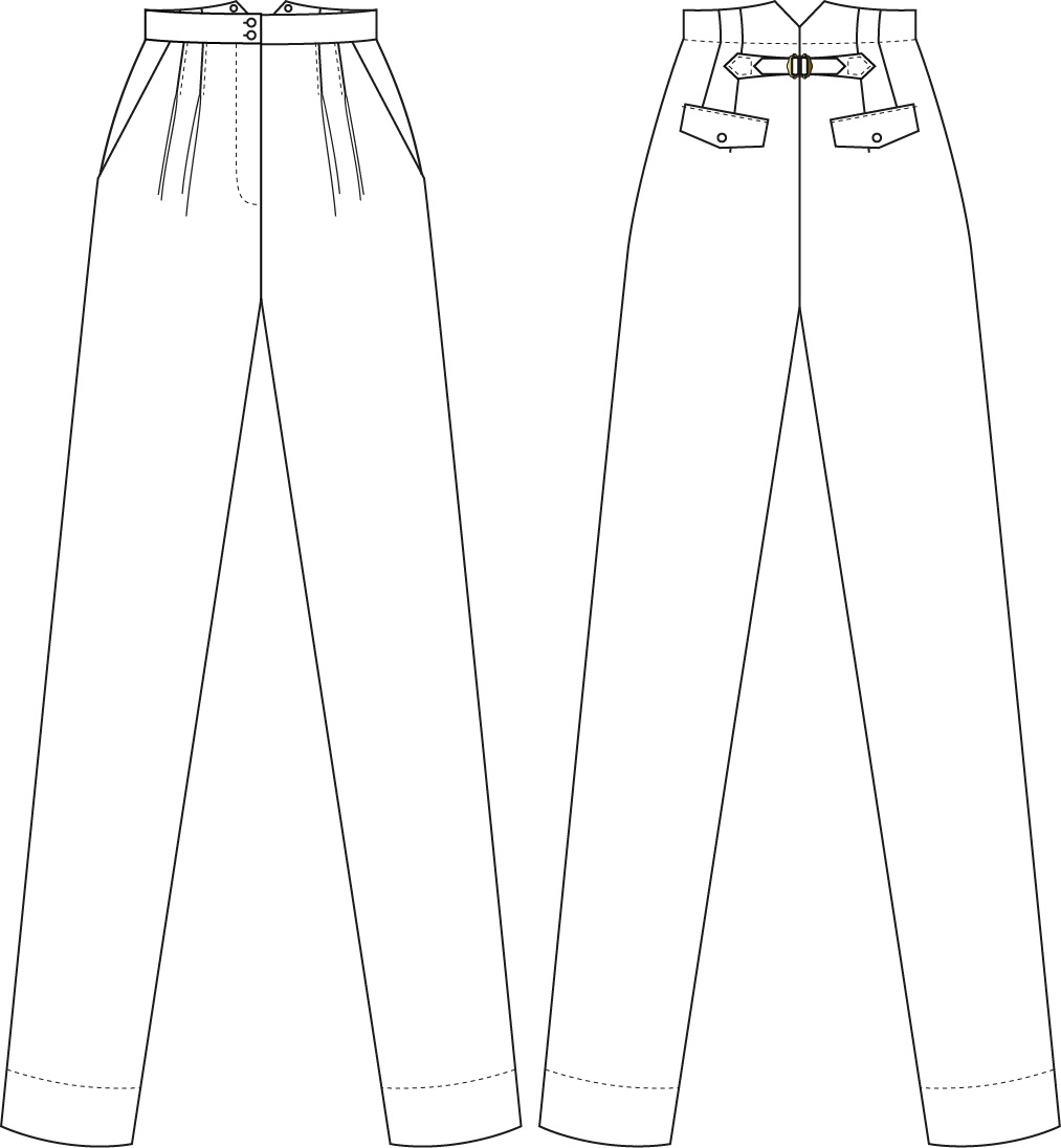 The Hepper Hepburn Slacks - 5