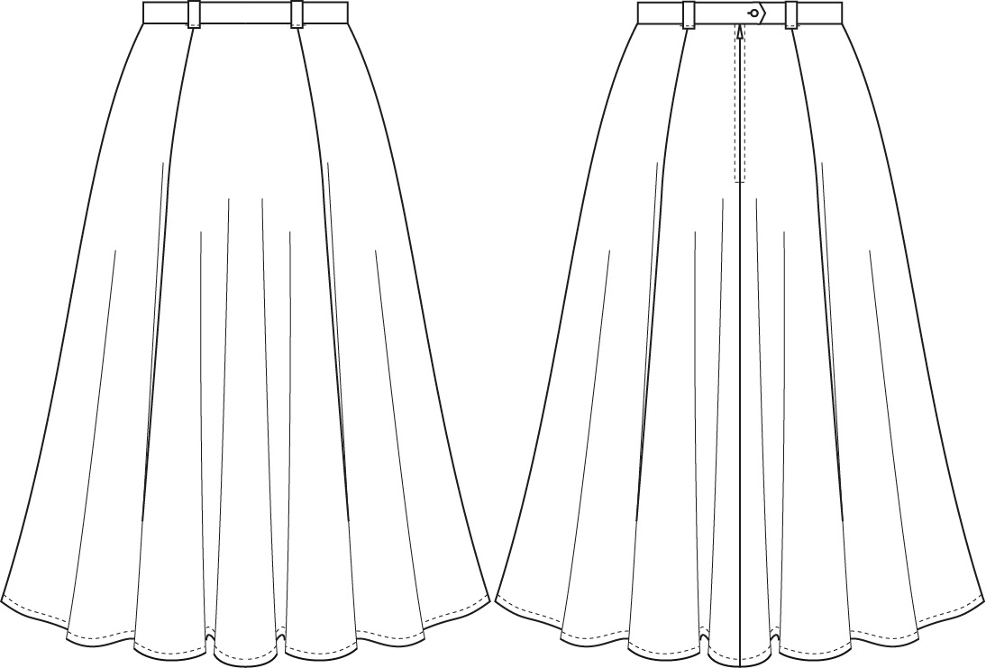 The Winter Wonder Whirl Skirt - 7