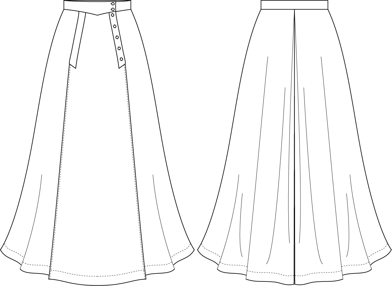 The Secret Split Skirt - 5