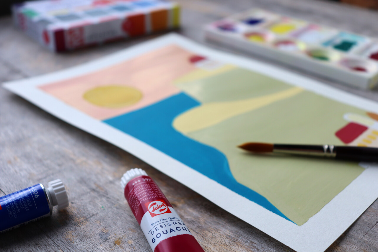 Gouache Extra Fine basic set - 5