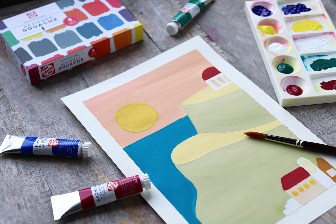 Gouache Extra Fine basic set - 4
