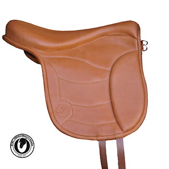Taur Pad Supreme II (barbackasadel / ridpad med ryggradsfrihet)  - Cognac
