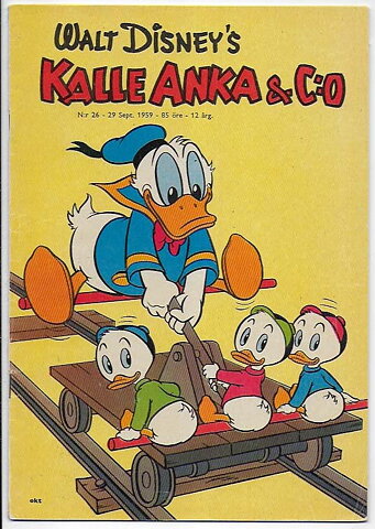Kalle Anka & C:O 1959 Nr 26 VG