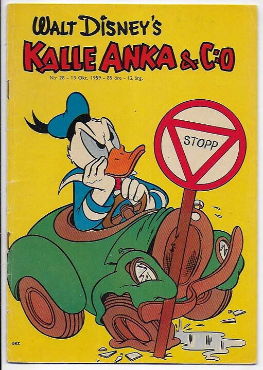 Kalle Anka & C:O 1959 Nr 28 GD/VG