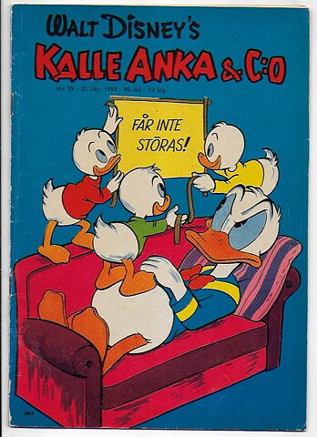 Kalle Anka & C:O 1959 Nr 29 GD