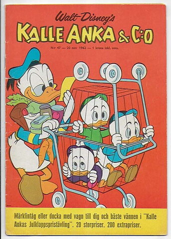 Kalle Anka & C:O 1962 Nr 47 VG