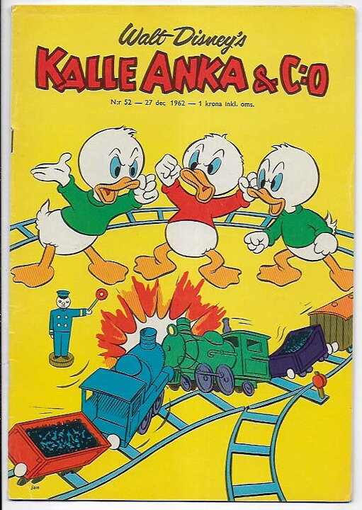 Kalle Anka & C:O 1962 Nr 52 VG