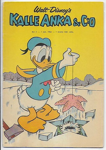 Kalle Anka & C:O 1964 Nr 2 VG