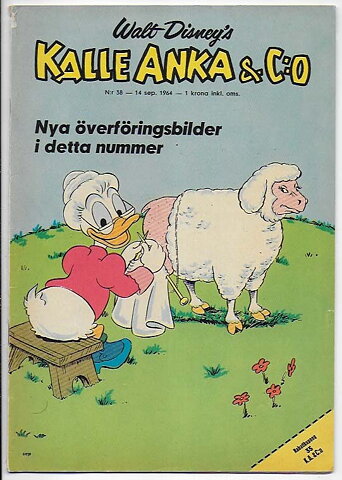 Kalle Anka & C:O 1964 Nr 38 GD/VG