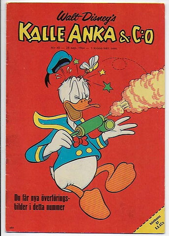 Kalle Anka & C:O 1964 Nr 40 VG/FN