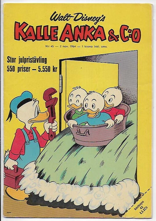 Kalle Anka & C:O 1964 Nr 45 GD/VG