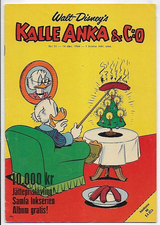 Kalle Anka & C:O 1964 Nr 51 VG/FN