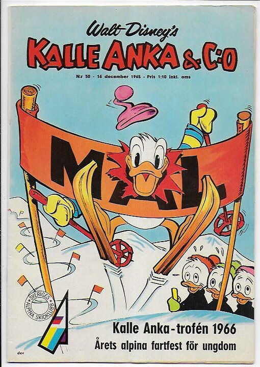 Kalle Anka & C:O 1965 Nr 50 VF-