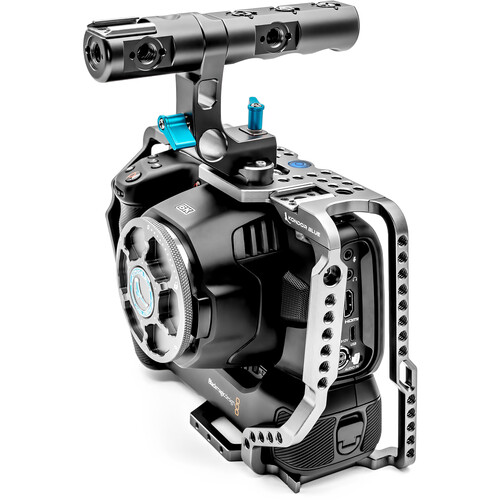 Kondor Blue BMPCC 4K/6K Battery Grip Full Cage with Top Handle - 3