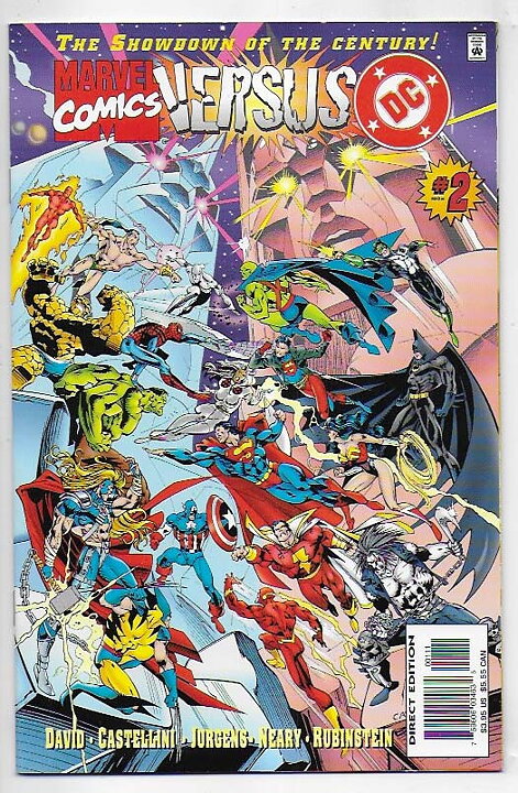 DC versus Marvel/Marvel versus DC Set # 1-4 NM-