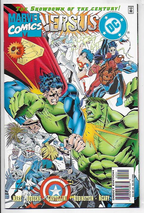 DC versus Marvel/Marvel versus DC Set # 1-4 NM-