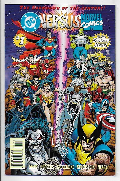 DC versus Marvel/Marvel versus DC Set # 1-4 NM-