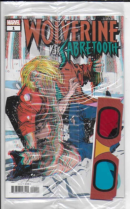 Wolverine vs. Sabretooth 3D # 1 NM Sealed with 3D-glasses