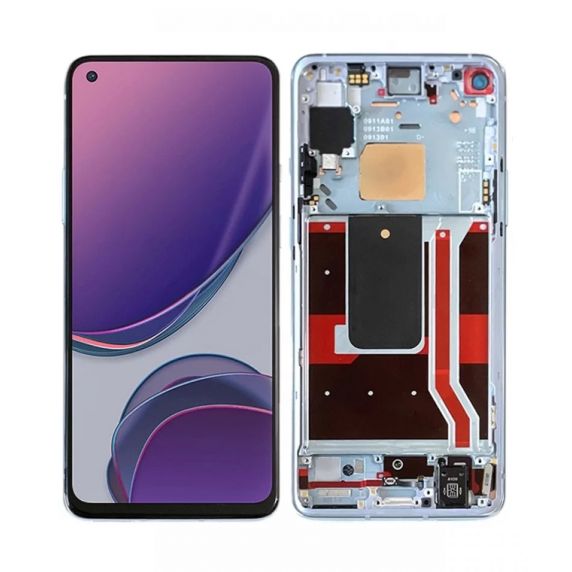 Original OnePlus 8T Skärm/Display - Silver