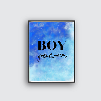 Boy power - Poster