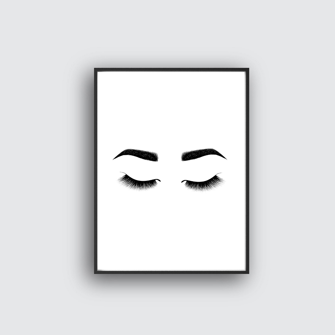 Eyes white - Poster