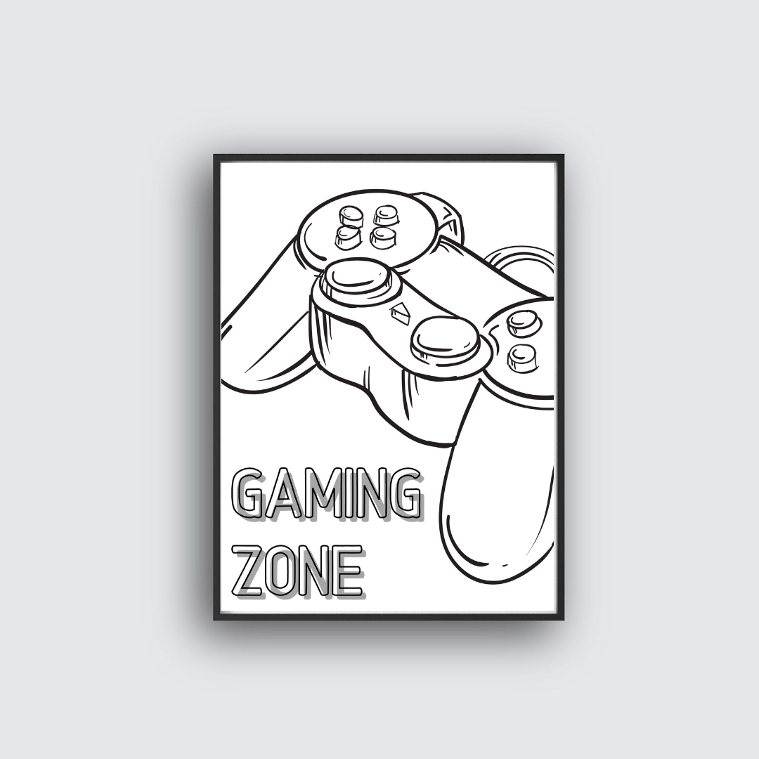 Gaming zone  - Poster
