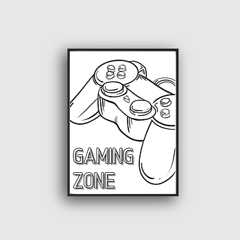 Gaming zone  - Poster