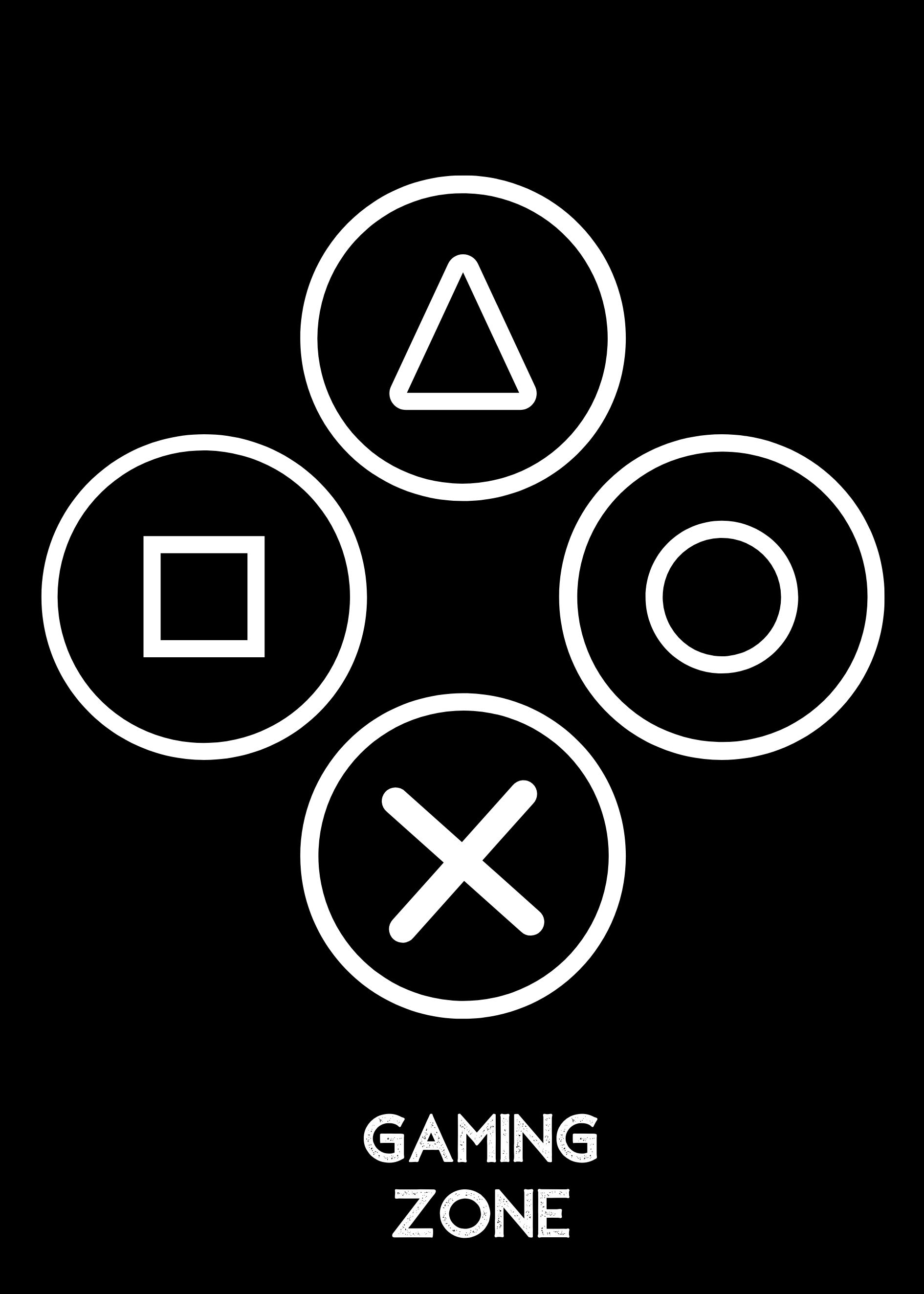 Gaming  - Poster (svart) - 2
