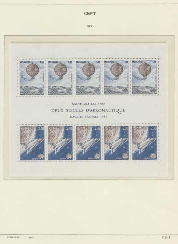 Samling Europa CEPT 1983-1989 - 4