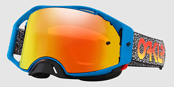 Oakley goggles Airbrake MX BLUE CRACKLE Prizm MX Torch