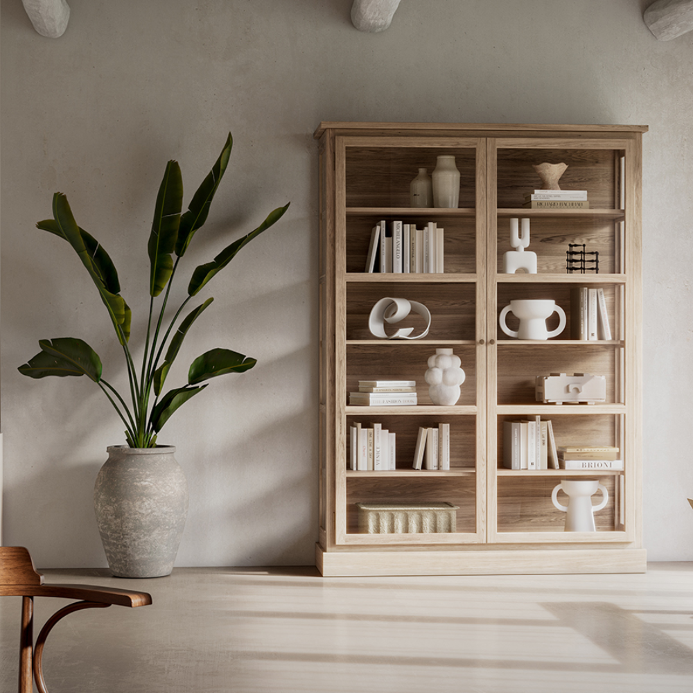 N2 Light Oak Vitrinskåp - Lindebjerg Design - 2