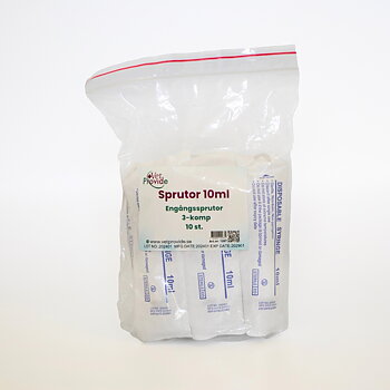 Sprutor 10 ml excentrisk 3 komponent (10 st) VetProvide