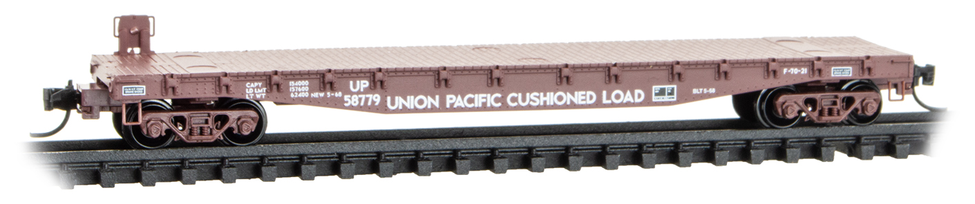 Flatcar w load UP #58779