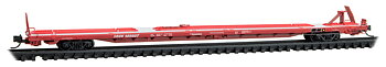 DRGW 89'4' TOFC flat car #105027