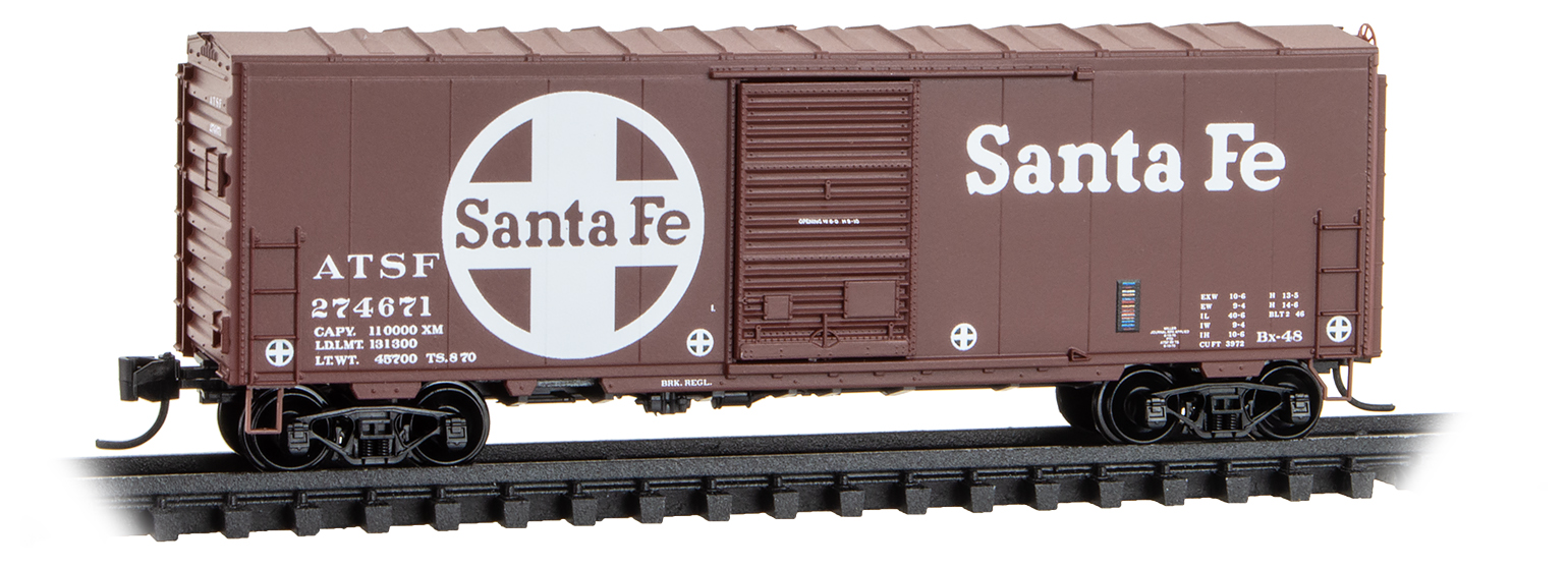 Standard 40' box car, ATSF #274671