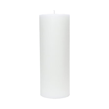 Cylinder candle 10 x 25 cm 100% Stearin