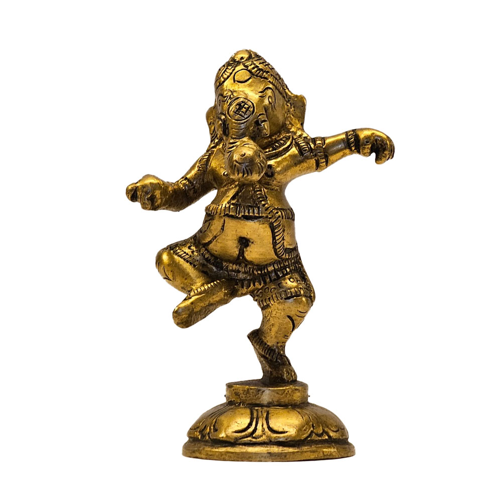 Ganesh dansande brons 10 cm