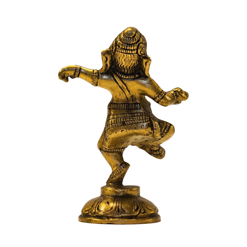 Ganesh dansande brons 10 cm - 2
