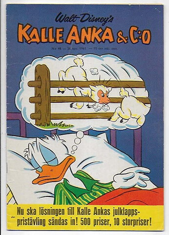 Kalle Anka & C:O 1961 Nr 48 VG