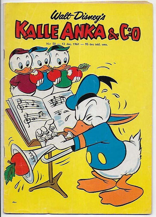 Kalle Anka & C:O 1961 Nr 50 VG-