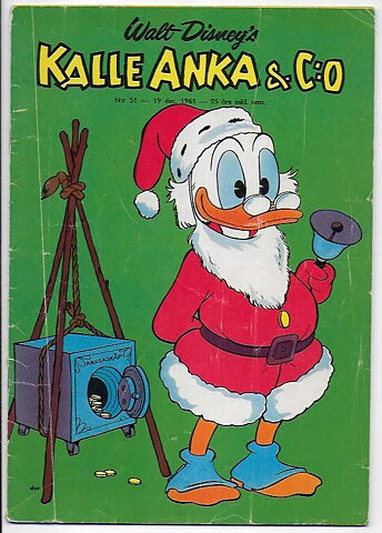 Kalle Anka & C:O 1961 Nr 51 GD/VG