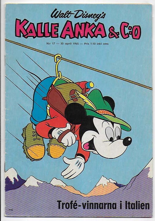 Kalle Anka & C:O 1965 Nr 17 VG