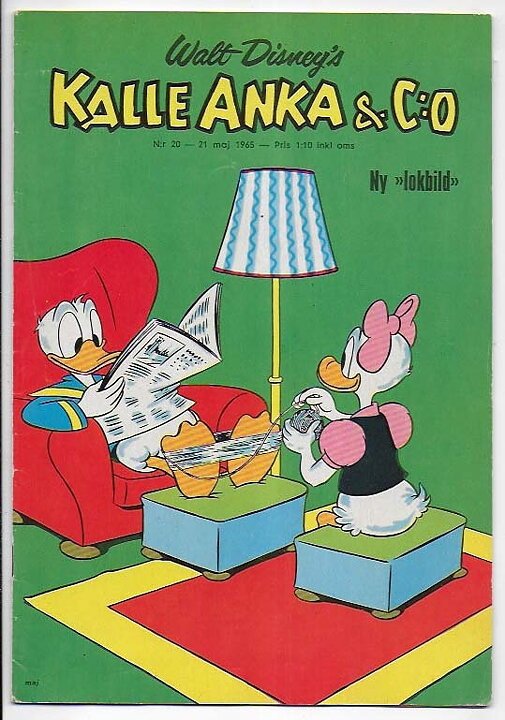 Kalle Anka & C:O 1965 Nr 20 VG/FN