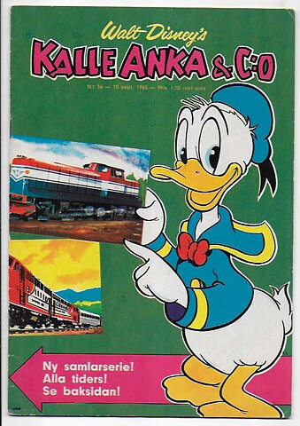 Kalle Anka & C:O 1965 Nr 36 VG+